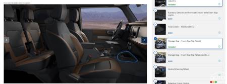 2021 Ford Bronco, with vinyl seating
